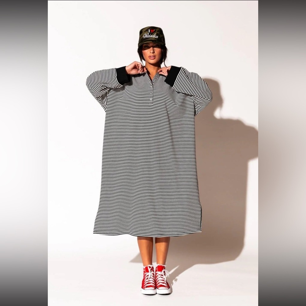 Lalaland University Oversized Polo Dress S/M